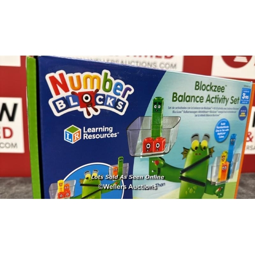 2011 - LEARNING RESOURCES NUMBERBLOCKS BLOCKZEE BALANCE ACTIVITY SET, TOYS FOR 3+ YEAR OLDS, MATHS TOYS, NU... 