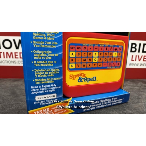 2012 - RETRO | SPEAK & SPELL ELECTRONIC GAME | CLASSIC RETRO INTERACTIVE TOY, EDUCATIONAL LEARNING SYSTEM F... 