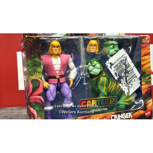 2056 - MASTERS OF THE UNIVERSE ORIGINS ACTION FIGURE 2-PACK, CARTOON COLLECTION PRINCE ADAM AND CRINGER, MO... 