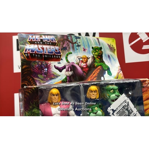 2056 - MASTERS OF THE UNIVERSE ORIGINS ACTION FIGURE 2-PACK, CARTOON COLLECTION PRINCE ADAM AND CRINGER, MO... 