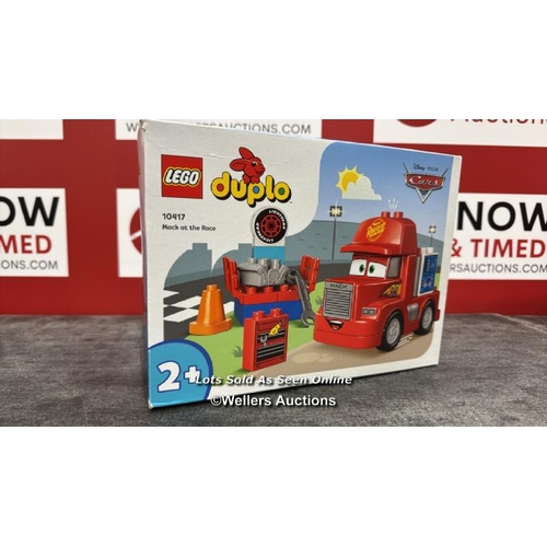 2070 - LEGO DUPLO DISNEY AND PIXAR�S CARS MACK AT THE RACE SET, TRUCK BUILDING TOY FOR 2 PLUS YEAR OLD TODD... 