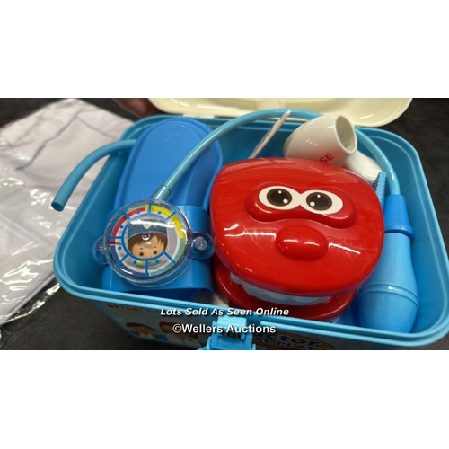 2072 - BUYGER KIDS DOCTORS SET CASE FOR KIDS EDUCATIONAL TOYS FOR 3 YEAR OLD BOYS MEDICAL PLAY FANCY DRESS ... 