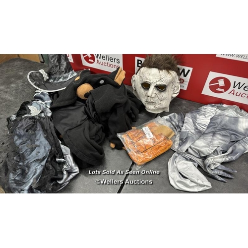 2081 - X4 COSTUMES WITH AN RRP OF �45 INCL. MICHAEL MYERS MASK, MUMMY CORPLSE AND MORE / SEE IMAGES / E36