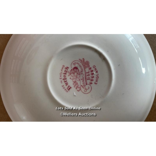 8015 - RRP:72 - BURLEIGH PINK ASIATIC PHEASANT BREAKFAST SAUCER / APPEARS NEW