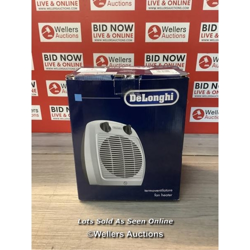 8042 - RRP: 35 - DELONGHI FAN HEATER / SIGNS OF USE / POWERS UP