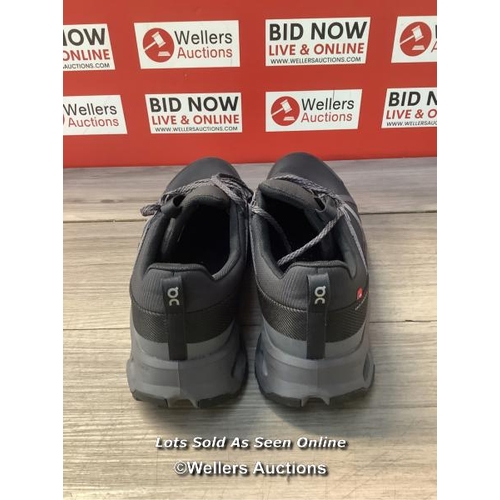 8060 - RRP: 180 ON RUNNING CLOUDHORIZON WATERPROOF / US 11.5 / BLACK|ECLIPSE / SIGNS OF USE