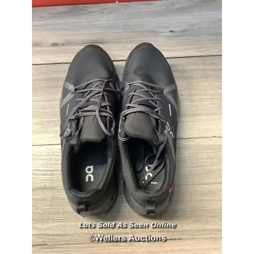 8060 - RRP: 180 ON RUNNING CLOUDHORIZON WATERPROOF / US 11.5 / BLACK|ECLIPSE / SIGNS OF USE