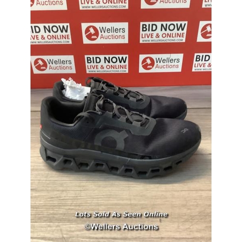 8061 - RRP: 160 - ON RUNNING CLOUDMONSTER / US 10 / ALL BLACK / DAMAGED