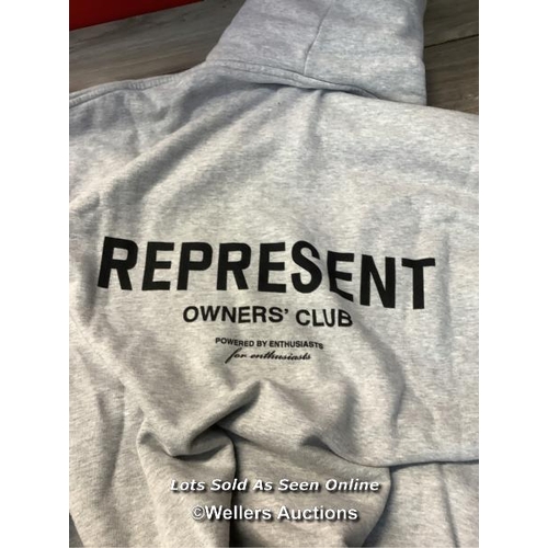 8124 - RRP: 160 - REPRESENT OWNERS CLUB LOGO HOODIE / X-LARGE