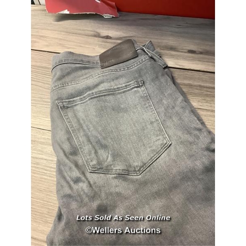 8141 - RRP: 230 - PAIGE JEAN SLIM SOLID GREY / 32 / APPEARS NEW