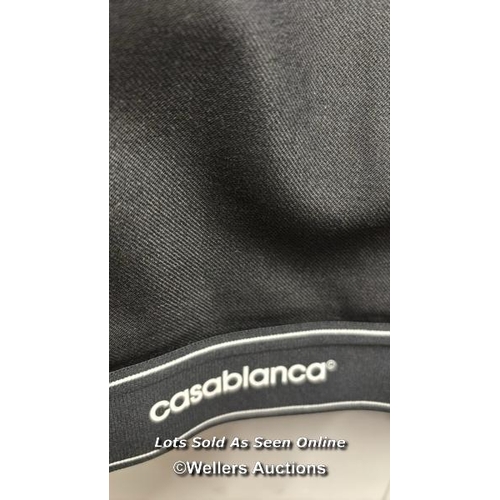 8161 - RRP: 715 - CASABLANCA SPORTS TAILORING WOOL JACKET / BLACK / SIZE 52 / APPEARS  NEW WITH TAGS