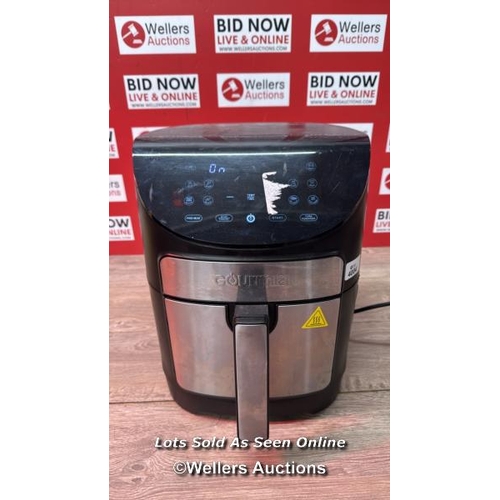 4004 - GOURMIA 6.7L DIGITIAL AIR FRYER / POWERS UP / SIGNS OF USE / SEE IMAGES / E23