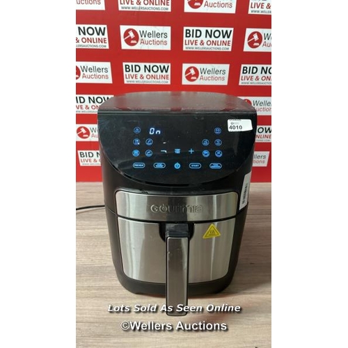 4010 - GOURMIA 6.7L DIGITIAL AIR FRYER / POWERS UP / SIGNS OF USE / SEE IMAGES / E24