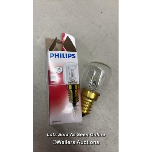 PHILIPS 25SESOVEN 25 W SES E14 SMALL SCREW CAP PYGMY LAMPS, GLASS ...