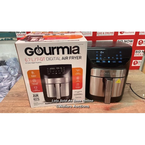 6024 - GOURMIA 6.7L DIGITIAL AIR FRYER / POWERS UP / SIGNS OF USE / W1