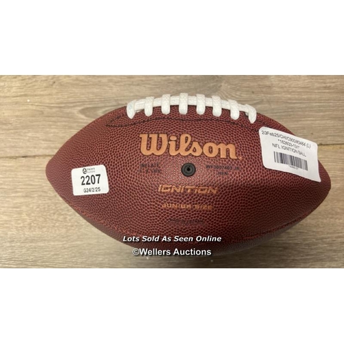 6028 - NFL IGNITION BALL / MINIMAL SIGNS OF USE / F25