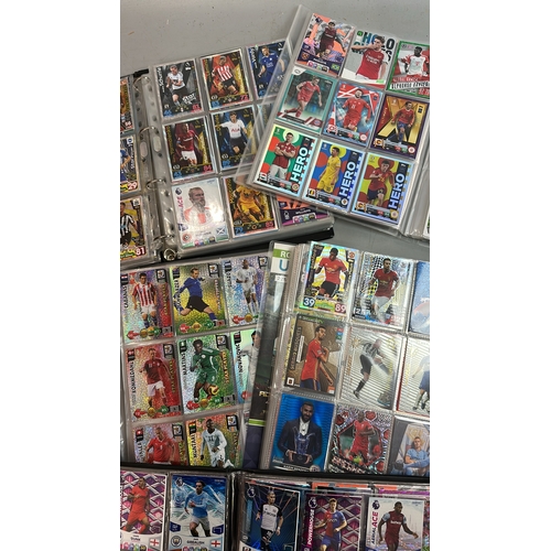 25 - A large quantity of assorted football cards, mainly shiney, with a few limited editions and a signed... 