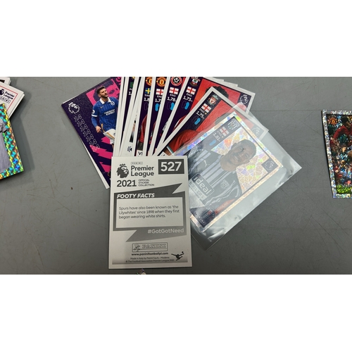 28 - Assorted Football stickers and cards including Panini and  Topps /AN19