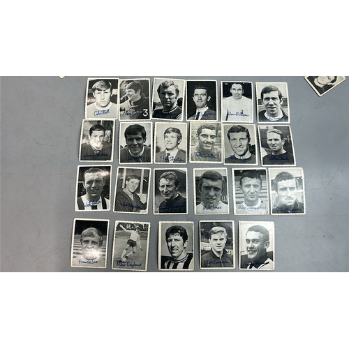 33 - Over fifty 1960's A & B C Football cards from two sets including Alex Ferguson and Bobby Moore with ... 