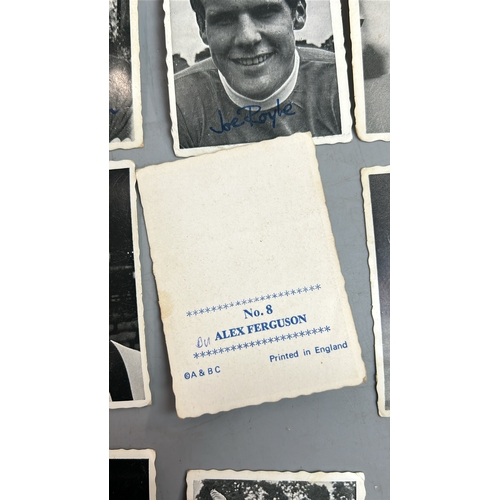 33 - Over fifty 1960's A & B C Football cards from two sets including Alex Ferguson and Bobby Moore with ... 