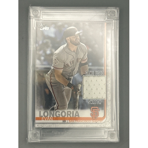 41 - Baseball Trading Cards - Topps Jersey Fusion 2022 Evan Longoria (San Francisco Giants) game used swa... 