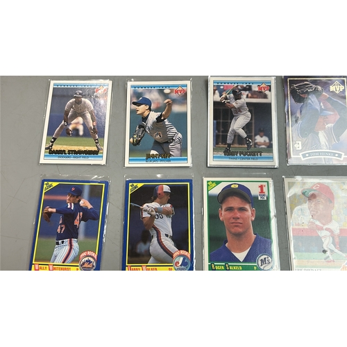 44 - Baseball Trading Cards - Assorted cards including 1990's Score and MVP and Panini Select (17) / AN20