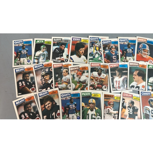 46 - American Football Trading Cards - A Collection of over sixty Topps cards from 1987 with some duplica... 