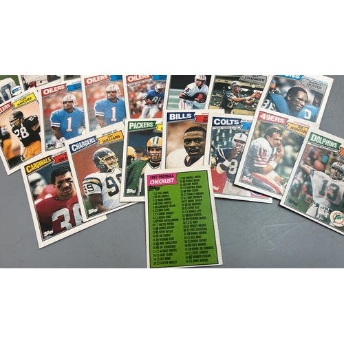 46 - American Football Trading Cards - A Collection of over sixty Topps cards from 1987 with some duplica... 