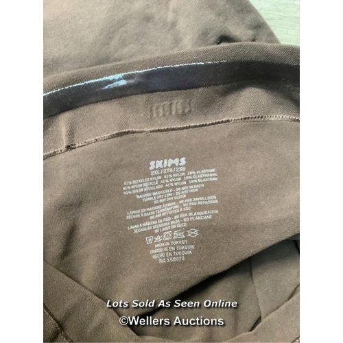 8125 - SKIMS SEAMLESS SCULPT HIGH WAIST BRIEF / COCOA / 2X / NEW / RRP: 32 / G60