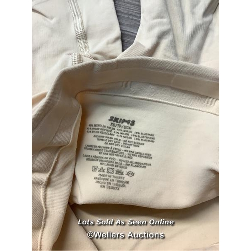 8126 - SKIMS SEAMLESS SCULPT MID THIGH SHORT / XS / SAND / NEW / RRP: 36 / G60