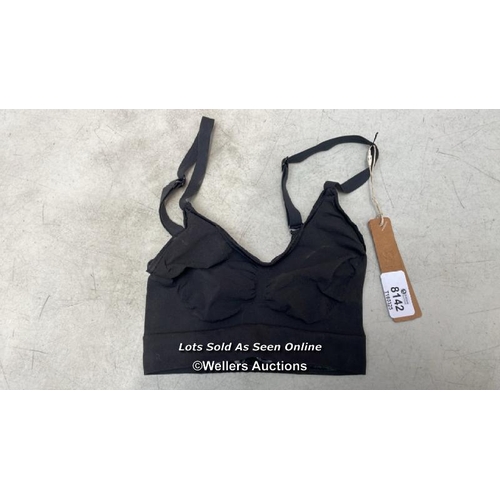 8142 - RRP: 38 - SKIMS EVERYDAY SCULPT BRALETTE / XS /ONYX / APPEARS NEW WITH TAGS / G63