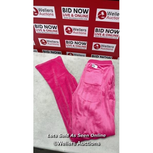 8150 - JUICY COUTURE KIDS DIAMANTE VELOR BOOTCUT PANT / 14-15 / APPEARS NEW, WITHOUT TAGS / RRP: 18 / G64