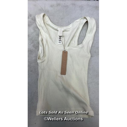 8151 - SKIMS COTTON RIB CROP TANK / NEW WITHOUT BOX / RRP: 36 / G64