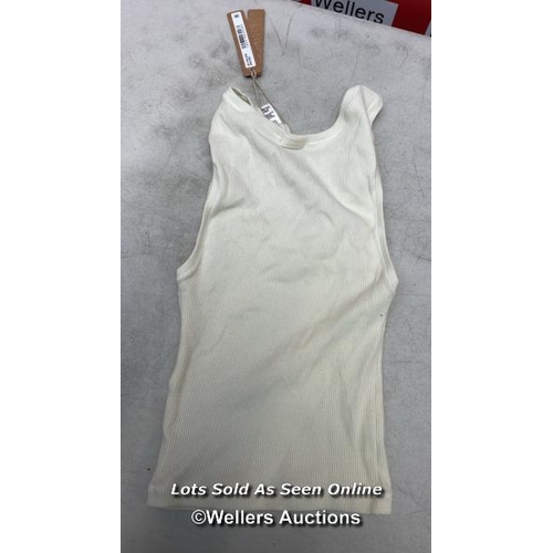 8151 - SKIMS COTTON RIB CROP TANK / NEW WITHOUT BOX / RRP: 36 / G64