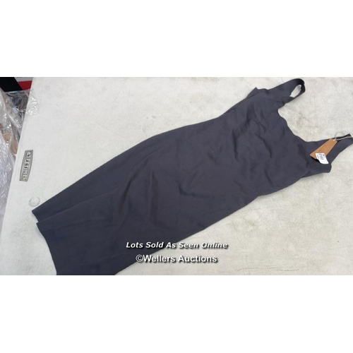 8155 - SKIMS BODY TANK SLIP DRESS / S / ONYX / NEW / G64