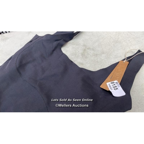 8155 - SKIMS BODY TANK SLIP DRESS / S / ONYX / NEW / G64