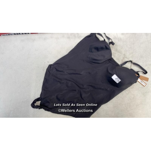 8156 - SKIMS CONTOUR LIFT STRAIGHT NECK BODYSUIT / ONYX / L / NEW / G64