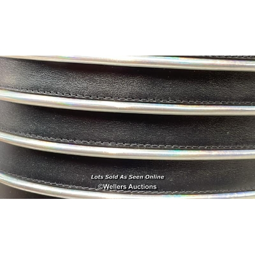 8162 - BALMAIN HIGH WAIST BELT SET / RF1W410 / ONE POPPER FASTENER IS DAMAGED / NEW / G64