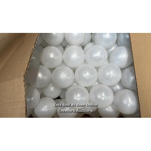 8167 - KIDKII BALL PIT BALLS / NEW / PEARL / SEE IMAGES / G32