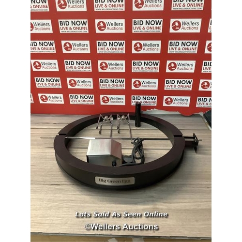 8175 - RRP: 275 - BIG GREEN EGG ROTISSERIE KIT FOR LARGE EGG / APPEARS NEW DAMAGED BOX / G57