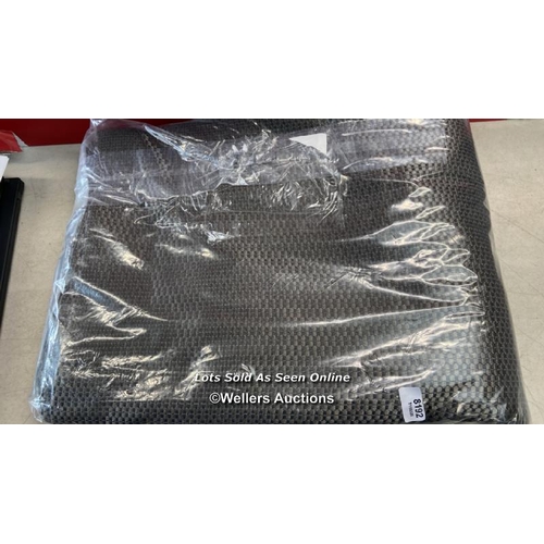 8192 - DANIEL JAMES FURNISHINGS GREY THROW / APPEARS NEW / SEE IMAGES  / G66