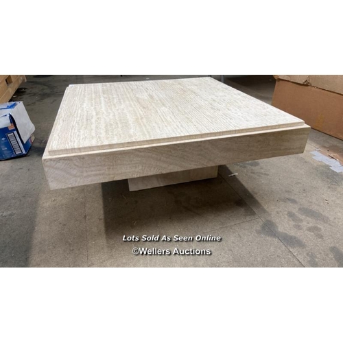 8199 - MARBLE COFFEE TABLE / SEE IMAGES / IN VERY GOOD CONDITION / G100