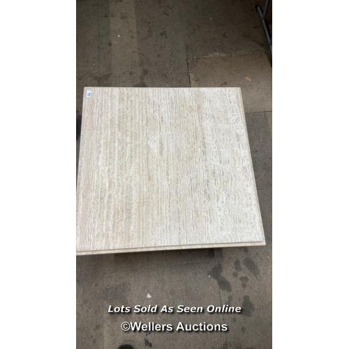 8199 - MARBLE COFFEE TABLE / SEE IMAGES / IN VERY GOOD CONDITION / G100