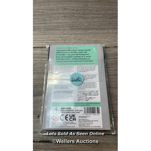 8221 - EATSLEEPDOODLE WASH-OUT FABRIC PENS / APPEARS NEW / G69