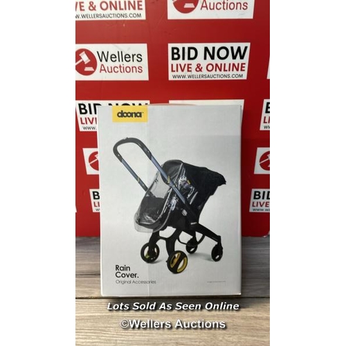 8225 - RRP: 29.99 - DOONA 6PK RAIN COVER / ONESIZE / BLACK / APPEARS NEW OPEN BOX / G69