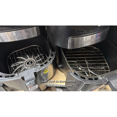 8683 - 8X GOURMIA AIR FRYERS / ALL ARE SOLD AS SEEN AND ARE UNTESTED / F8