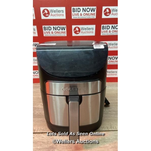 6050 - GOURMIA 6.7L DIGITIAL AIR FRYER / MINIMAL SIGNS OF USE/ POWERS UP / E4