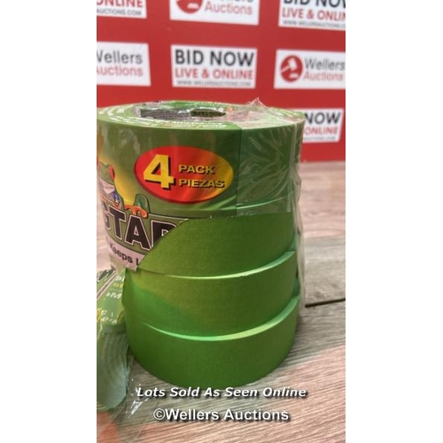 6058 - FROGTAPE GREEN 4PACK 36MM X 55MM     / MINIMAL SIGNS OF USE / E4