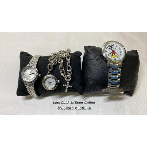 9711 - WATCH X3 INC. SEKONDA 4334T, DISNEY MK 8159PH, QUARTZ BRACELET WITH PINGENTS