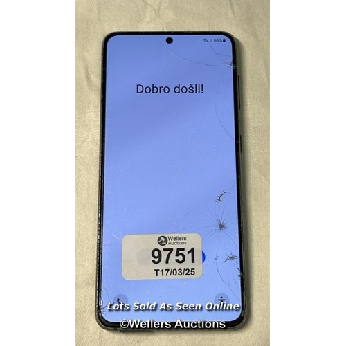 9751 - SAMSUNG GALAXY S21 5G DUAL/ SM-G991B/ PHANTOM GRAY/128GB/ IMEI-357786473044629 (GOOGLE ACCOUNT UNLOC... 